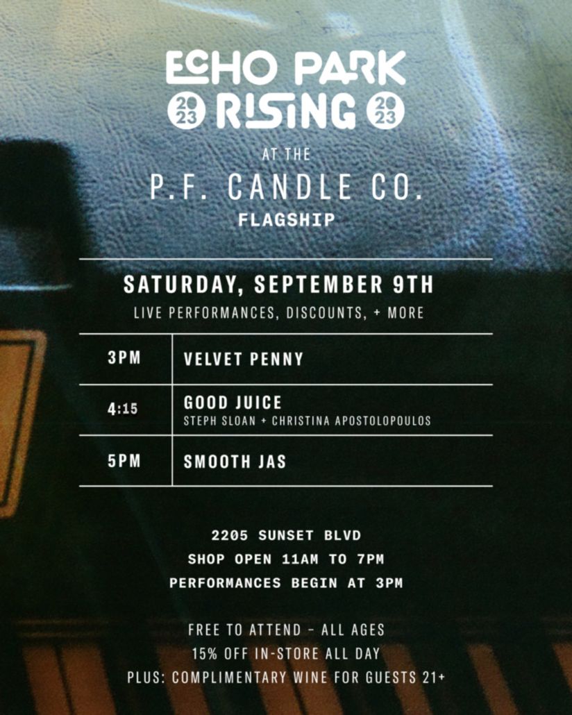 P.F. Candle Co flyer